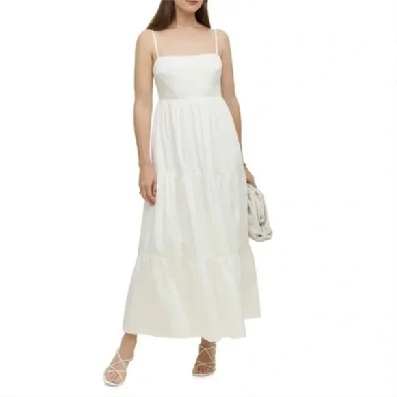 yellow maxi ruffle dress Becky Ruffle Maxi Dress - Cool Yellow Cool Yellow